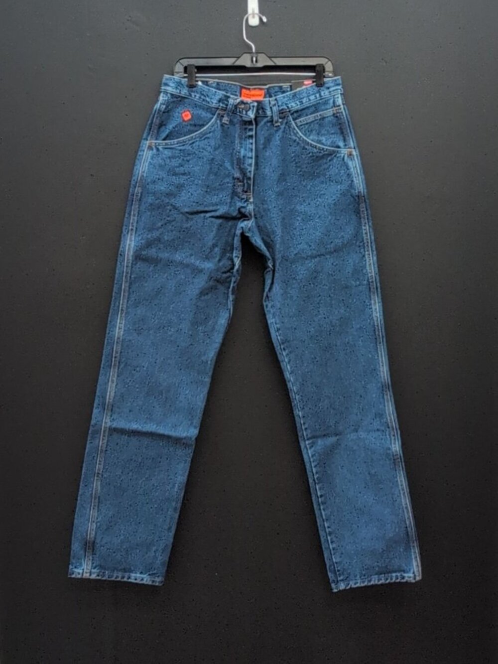 Wrangler Workwear FR Flame Resistant CAT 2 Mens Relaxed Fit Jeans 34x36 Blue